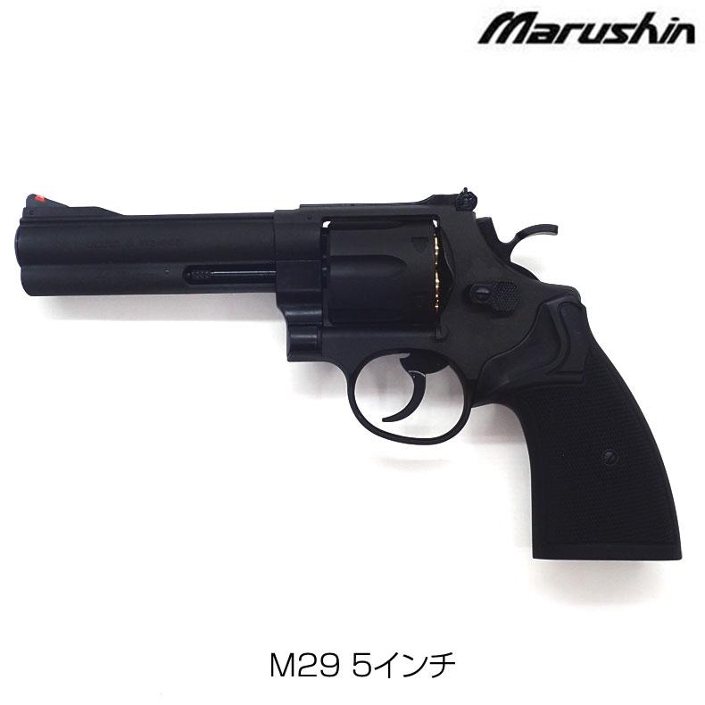 マルシン　M29 Classic 5インチ　ブラックHW　ガスリボルバー Amazon | マルシン M29 クラシック 5インチ ブラック ヘビー