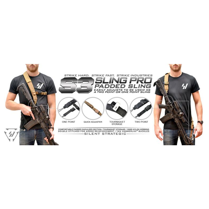 STRIKE INDUSTRIES スリング S3PRO パッド入り ストライク