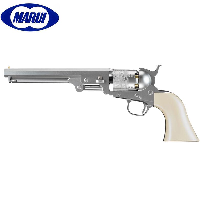 送料込!! 東京マルイ M1851 シルバーモデル エアーリボルバー 10歳以上 TOKYO MARUI（東京マルイ） M1851 NAVY シルバーモデル エアー
