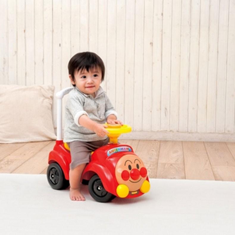 アガツマ 足けり乗用 アンパンマンカー メロディ付き 乗用玩具 : mimiy