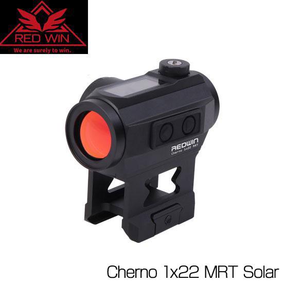 Red Win Optics Cherno 1x22 MRT Solar ドットサイト 実銃対応 BK 送料