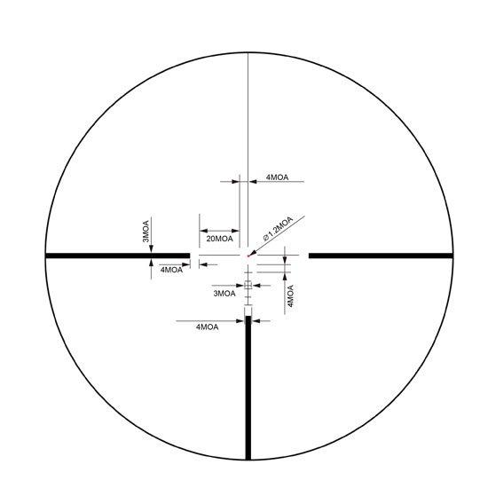 Red Win Optics Towa 1.2-6 X 24 IR ショートスコープ 実銃対応 送料