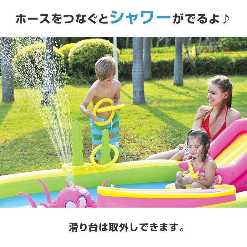 【新品】子供用 自宅で プール すべり台 ビーチボール付き ya6926799212223.jpg