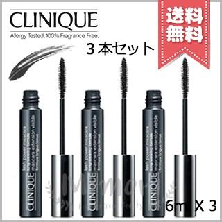 【3本セット送料無料】CLINIQUE クリニーク ラッシュパワー マスカラ ロング ウェアリング フォーミュラ #01 BLACK ONYX 6ml X 3｜mimori