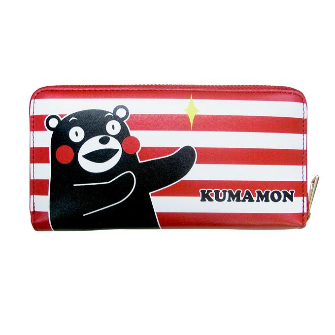 くまモン Kumamon 長財布 ボーダー ファスナー付 ゆるキャラ ご当地キャラ キャラ財布 熊本県公認 Kmm 9 Mimosa 通販 Yahoo ショッピング