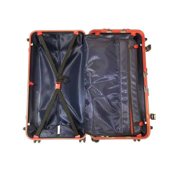 スーツケース ハードタイプ LLサイズ 旅行 シフレ 大容量 エスケープ 縦型 四角 ハードフレーム 4輪 TSA 89L レッド 送料無料｜mimosa-mimalux｜07