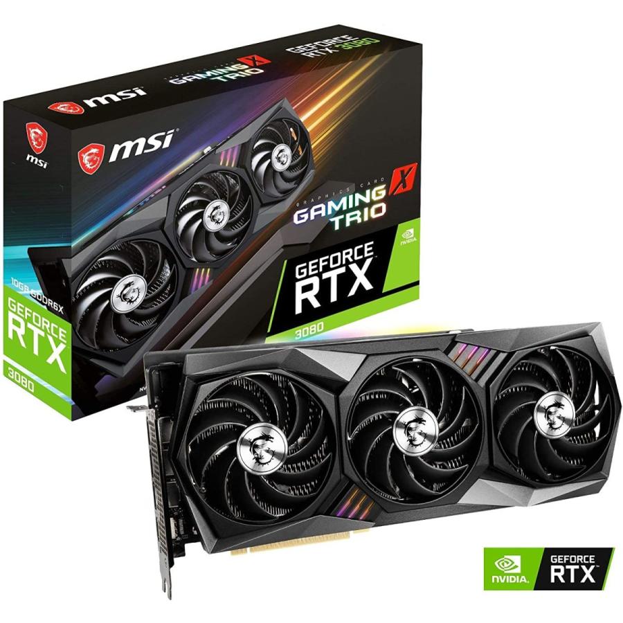 MSI MSI GeForce RTX 3080 GAMING X TRIO 10G グラフィックスボード 