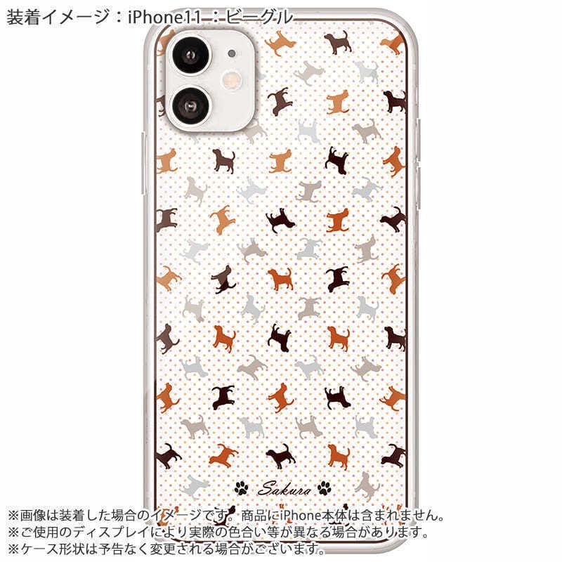 iphone ケース スマホケース 犬種パターン4 おしゃれ 犬ドット柄 名 