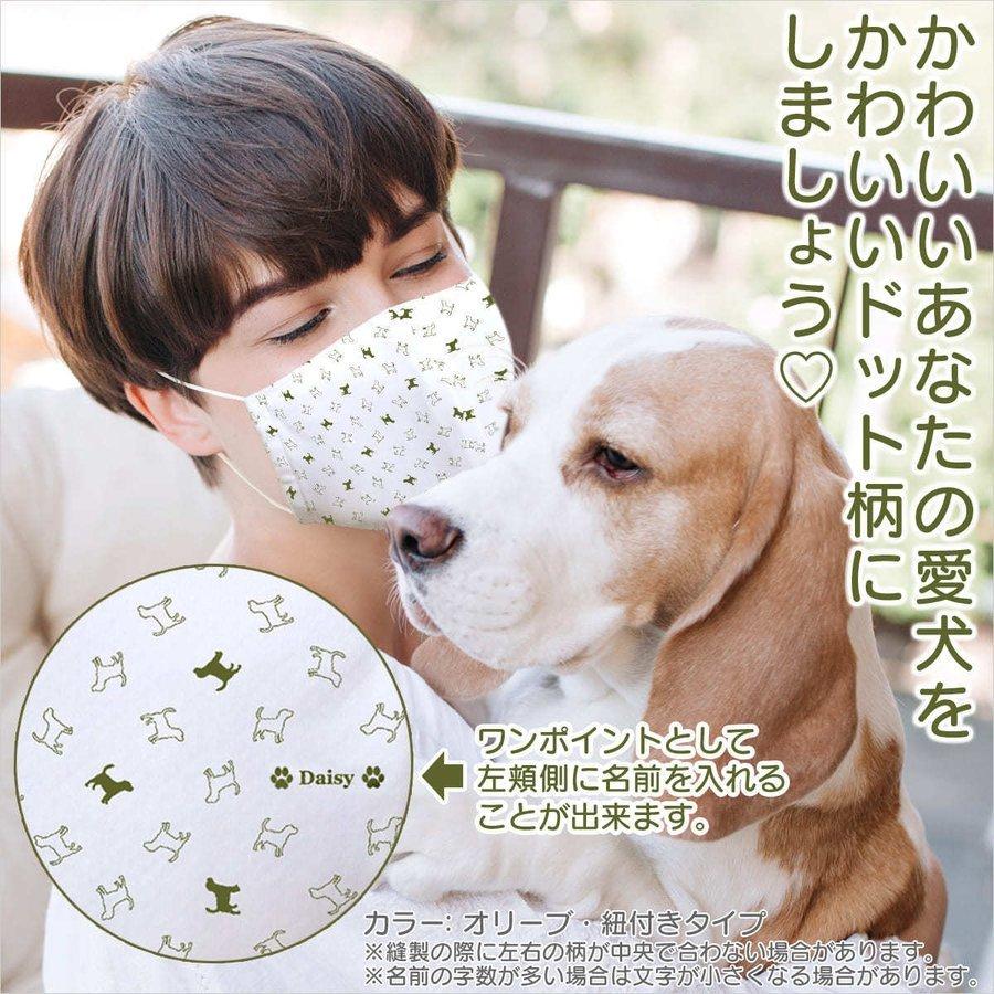 犬柄マスク 犬のドット柄 犬種パターン９ 洗える 布マスク 日本製 名入れ 子供用 の 小さいサイズ から 大人用 まで選べる セミオーダー ひも型 Mask Order Dogname03 1p 09 Webarts 通販 Yahoo ショッピング