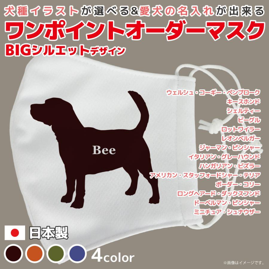 犬 散歩 グッズ マスク 犬柄 犬種パターン１ 名入れ 子供用 の 小さいサイズ から 大人用 まで選べる ワンポイント ビッグシルエット セミオーダー ひも型 Zsry5wi0hx Www Principia Pt