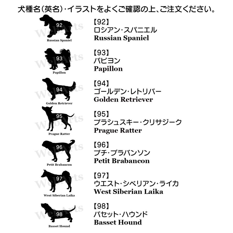 スマホケース androidケース google pixel4a(5G) pixel5 犬ドット柄 犬種パターン７ 名入れ 犬種が選べる セミオーダー ソフトクリアケース｜mimus-shop｜08