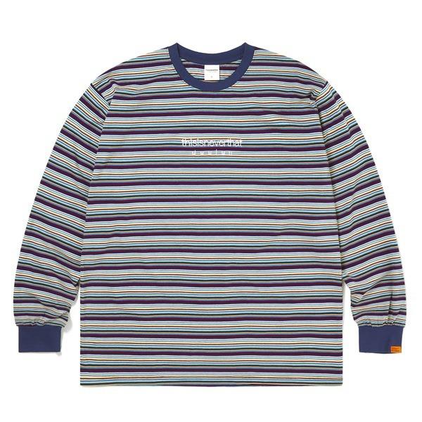 配送員設置送料無料 ポイント15倍thisisneverthat ディスイズネバーザット Tn21sls010 ストライプl Sl長袖tシャツ 3 ネイビー M送料無料 Ds Mina Va Select Shop 通販 Yahoo ショッピング 正規取扱店 Skylanceronline Com