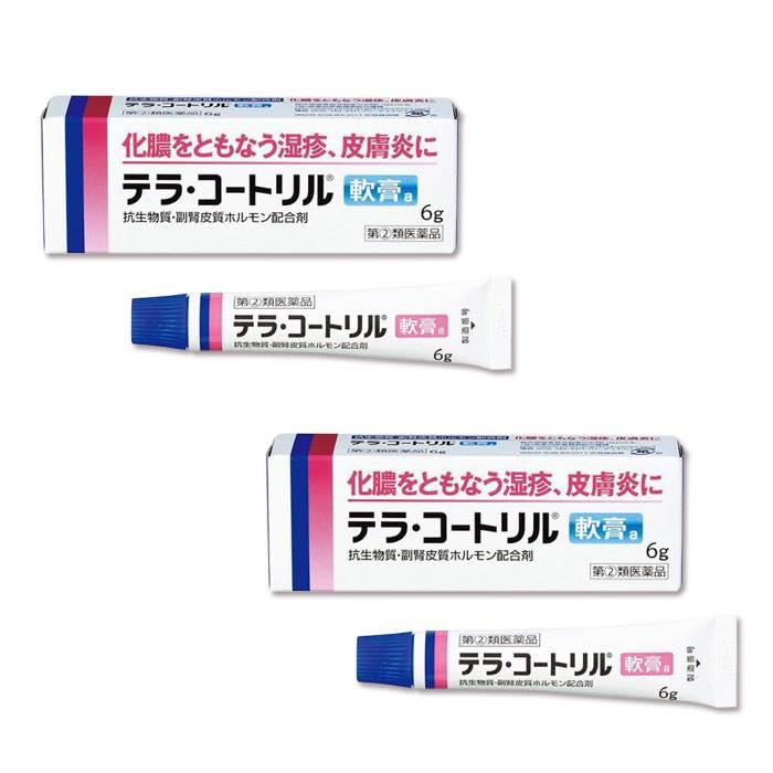 ミナカラ薬局 2号店テラ コートリル軟膏a 6g 2個セット 医療用と同成分配合 指定第2類医薬品 1個から購入可 毎日続々入荷