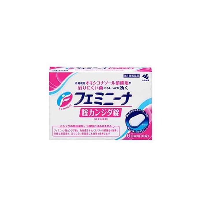 フェミニーナ 腟カンジダ錠 6錠 カンジダ薬 市販薬 第1類医薬品 セルフメディケーション税制対象 ミナカラ薬局 Paypayモール店 通販 Paypayモール