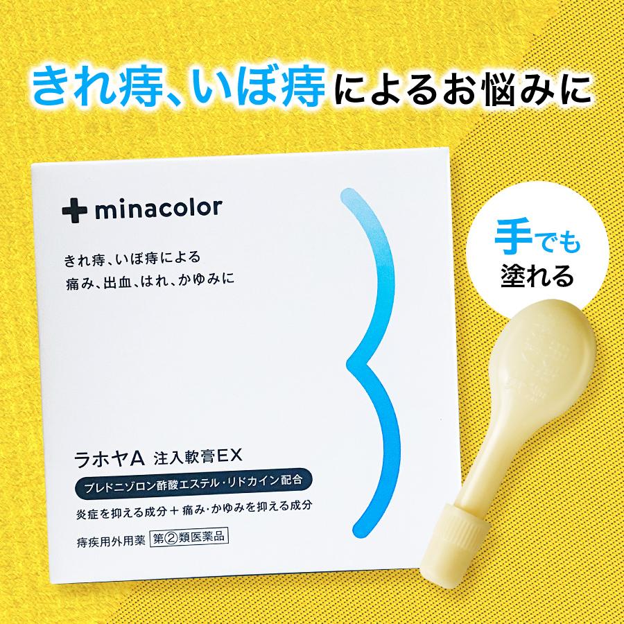 痔疾用薬 ラホヤA注入軟膏EX 2g×30個 いぼ痔の痛み きれ痔 痔の薬 痔軟膏 市販薬 ミナカラ 【指定第2類医薬品】 m4535653002362ミナカラドラッグ 1号店 通販