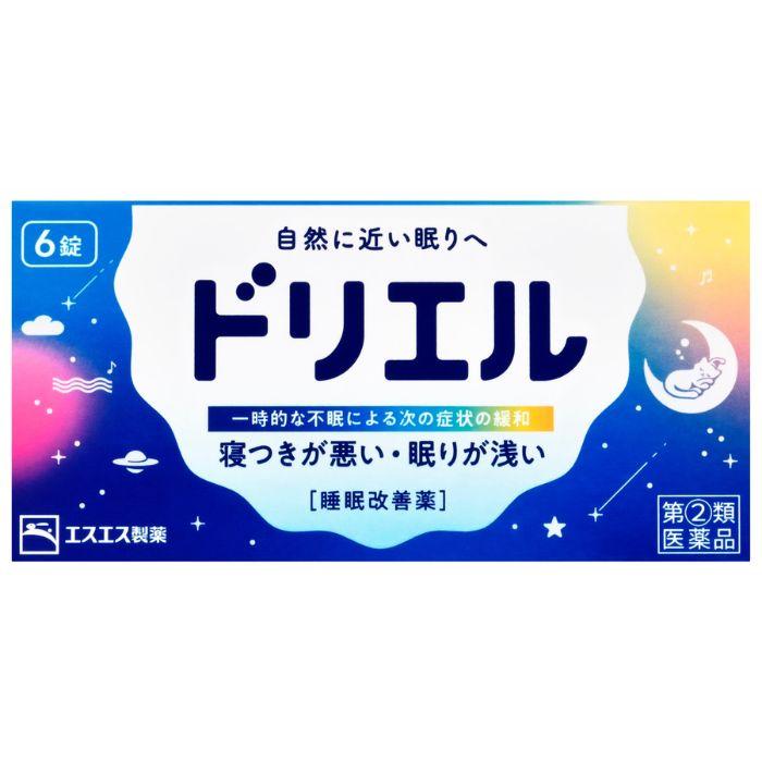 ドリエル 6錠 市販の睡眠改善薬 指定第2類医薬品 ミナカラ薬局 Paypayモール店 通販 Paypayモール