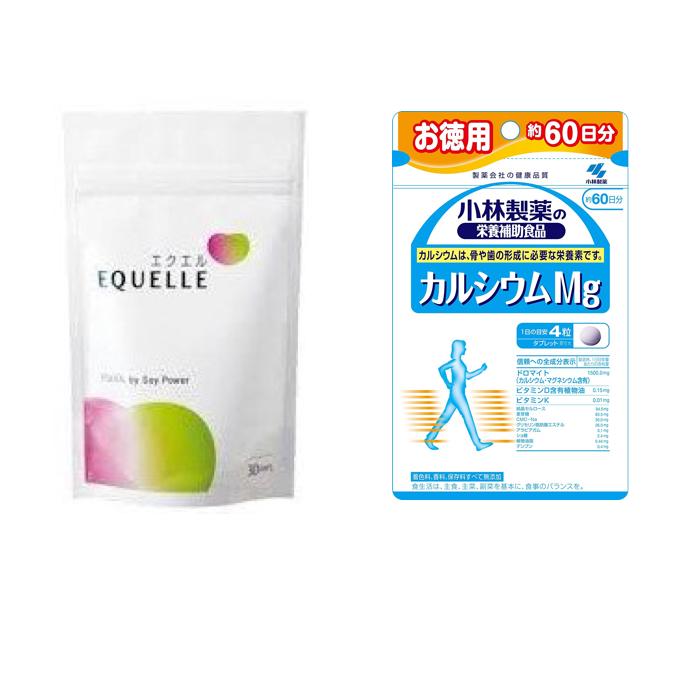 更年期 骨の栄養サプリセット エクエルパウチ1粒 カルシウムmg お徳用 240粒 栄養機能食品 小林製薬 7日から14日で発送 ミナカラ薬局 Paypayモール店 通販 Paypayモール