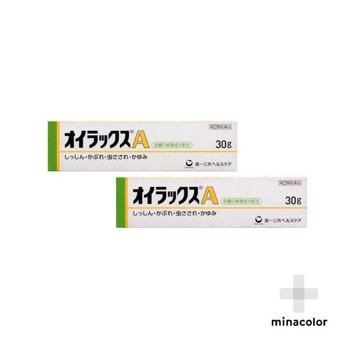 オイラックスA 30g 皮膚の塗り薬 かゆみ かぶれ（指定第2類医薬品） ×2個セット｜minacolor