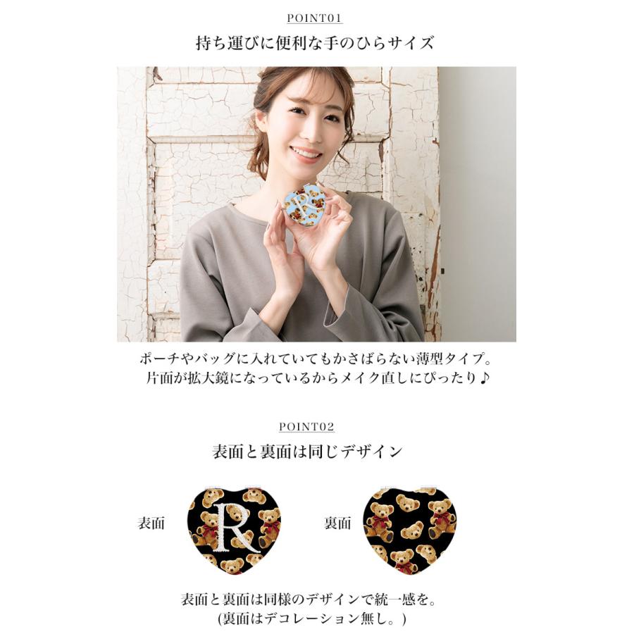 レア‼️モノグラムアルファベットデザインがま口ミラー付きロゴプリントポーチ レア‼️モノグラムアルファベットデザインがま口ミラー付きロゴ