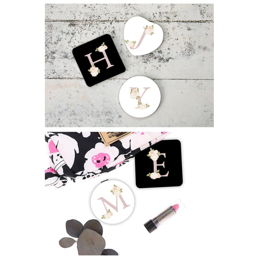 レア‼️モノグラムアルファベットデザインがま口ミラー付きロゴプリントポーチ レア‼️モノグラムアルファベットデザインがま口ミラー付きロゴ