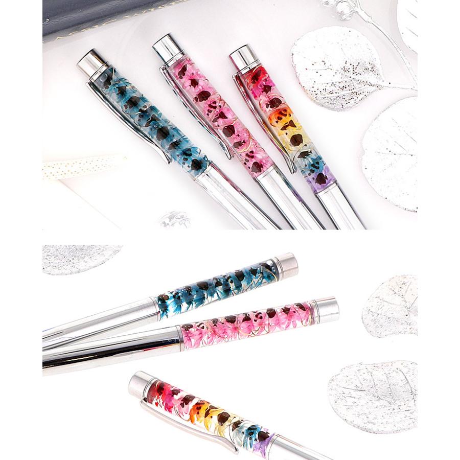 完成品) ハーバリウムボールペン ボールペン プリザーブドフラワー 花