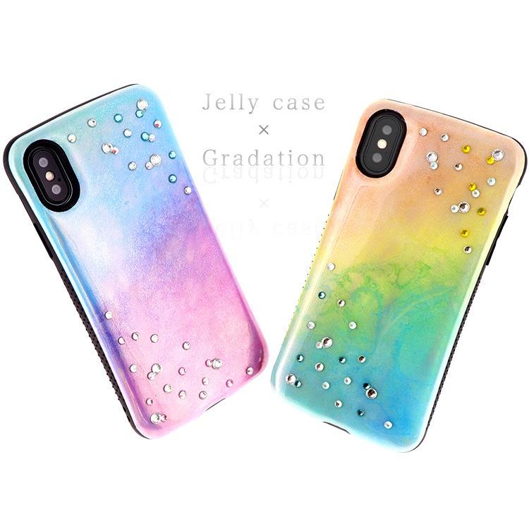 スマホケース Galaxy S23 S22 S9+ S8 S7 他 各機種対応 ギャラクシー 高級感 耐衝撃  Handy Jelly 携帯ケース おしゃれ｜minacorporation｜03