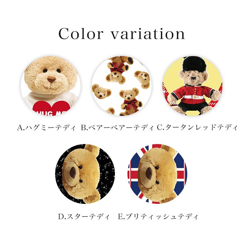 ステンレスミラー ミニ鏡 手鏡 割れない 携帯 コンパクト 上品 クマ