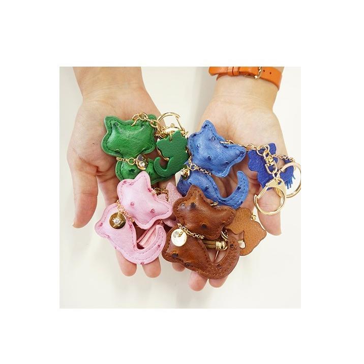 ストラップ スマホ 手帳型ケース キーリング 猫 ねこ スマホケース