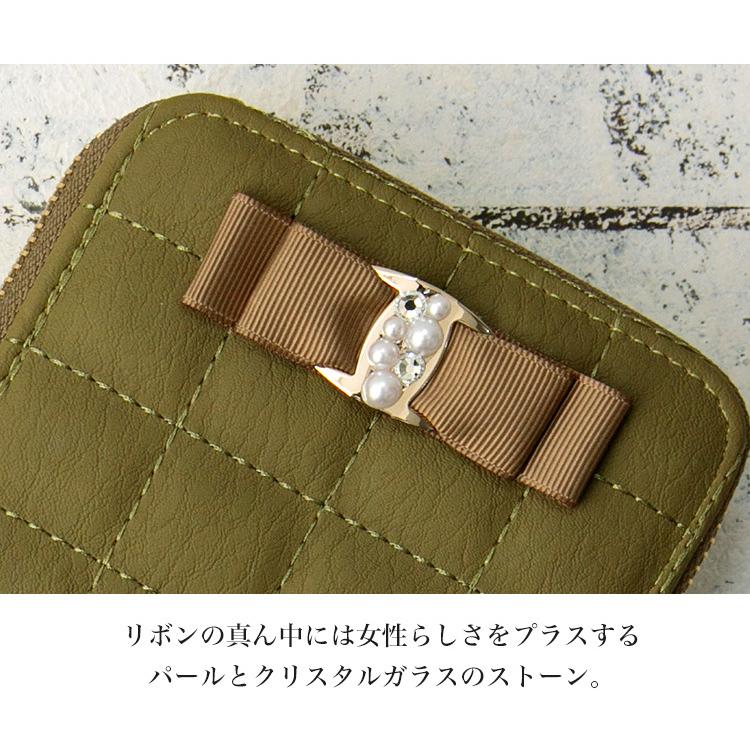 ミニ財布 レディース かわいい オシャレ 財布 ミニカードケース 小さい財布 ウォレット カードケース 手作り コンパクト カード収納 リボン ビジュー パール Wallet 008 スマホケース専門店ミナショップ 通販 Yahoo ショッピング
