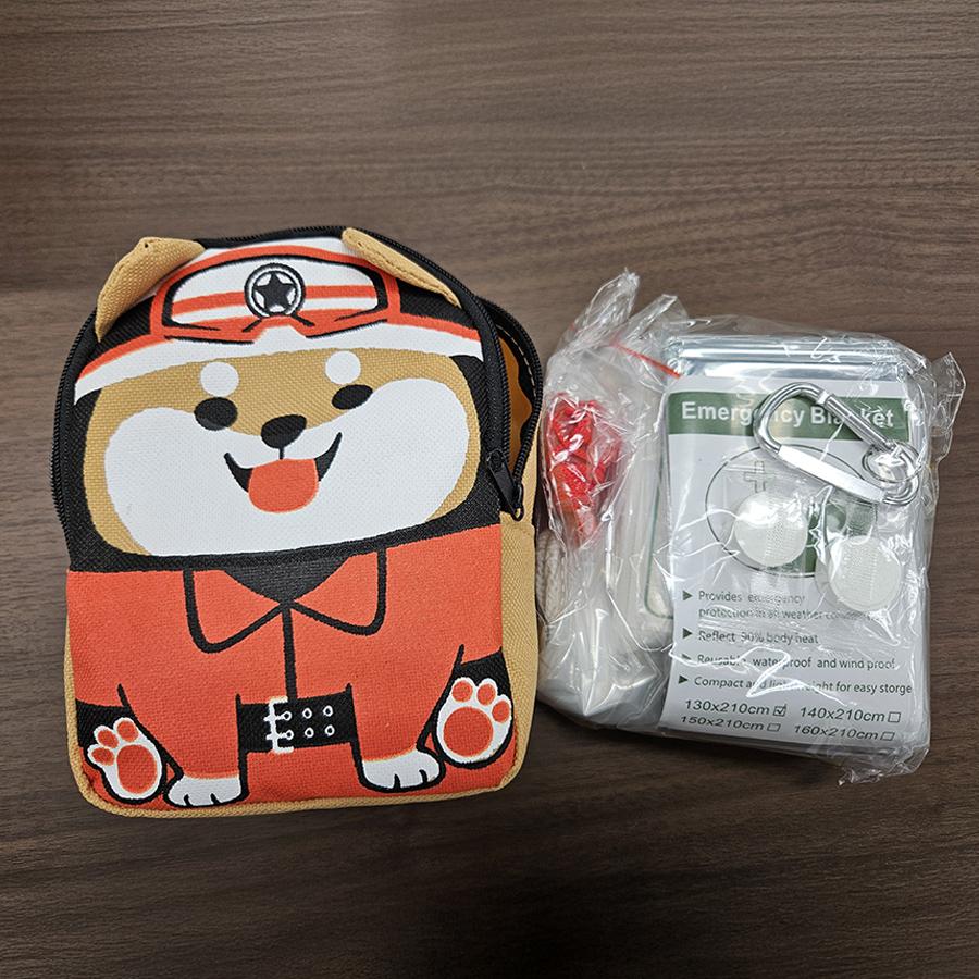 1つからでも注文OK!】わんわん！レスキュー隊長の防災10点セット