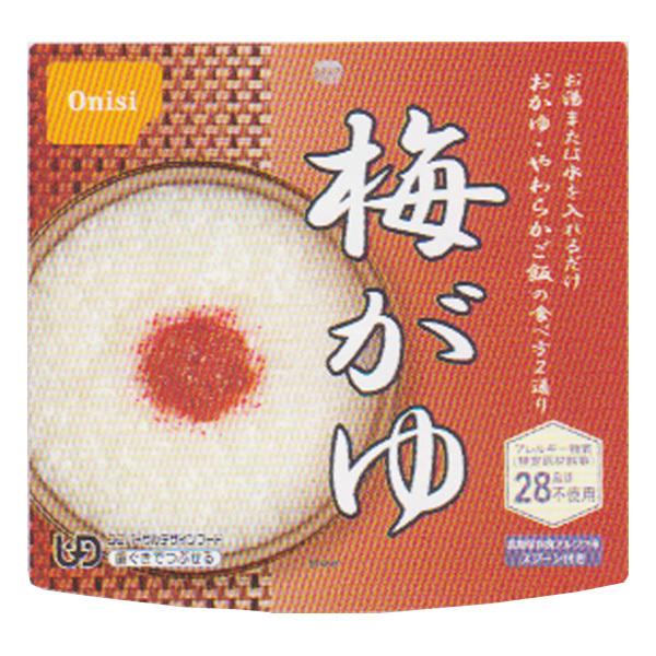 アルファ米おかゆ　42g　梅がゆ（1食）×50袋　非常食　保存食　５年保存　尾西食品【 非常用食品】