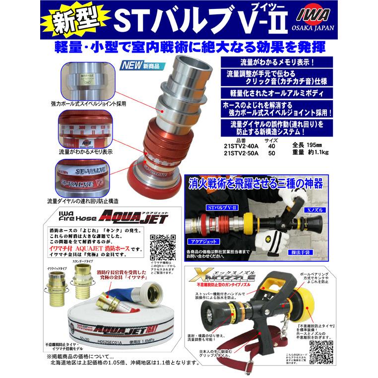放水圧力測定器】ピトーキング用 STバルブV2 DA型 25口径対応型