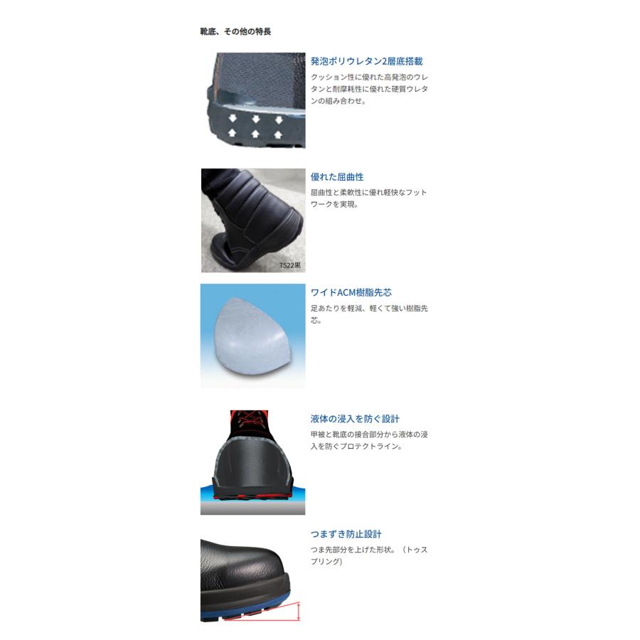 シモン 7517白静電靴 7500シリーズ 安全靴 : 命一番堂 - 通販 - Yahoo