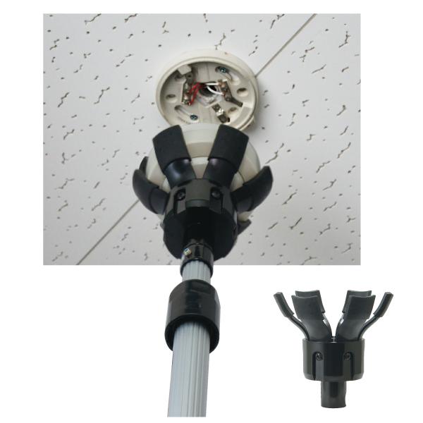 火災感知器チェンジャー 支持棒付 感知器着脱器【着脱工具/消防設備