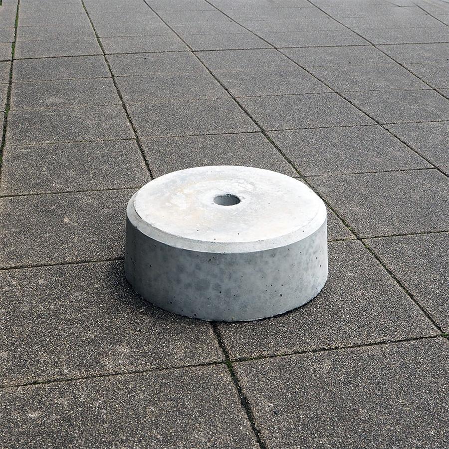 コンクリート架台 38Φ用 18kg 【消防水利標識コンクリート架台】 : 命