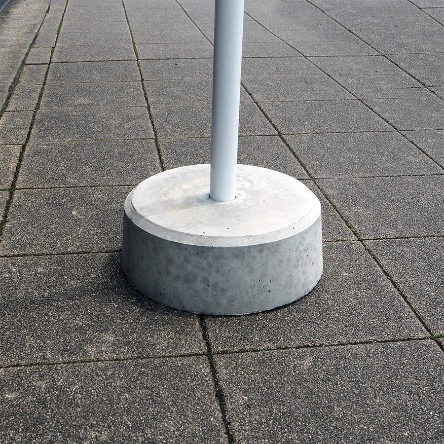 コンクリート架台 38Φ用 18kg 【消防水利標識コンクリート架台】 : 命