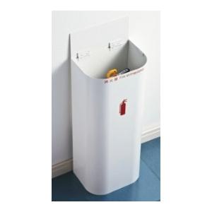 消火器収納ケース MH-701 スチール シャインブラック 据置型 BOX型