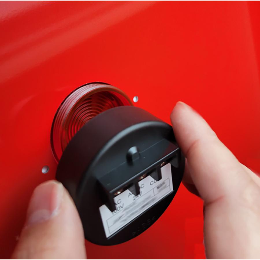 フラット表示灯セット(ソーラー仕様) モリタ宮田工業製【移動式粉末