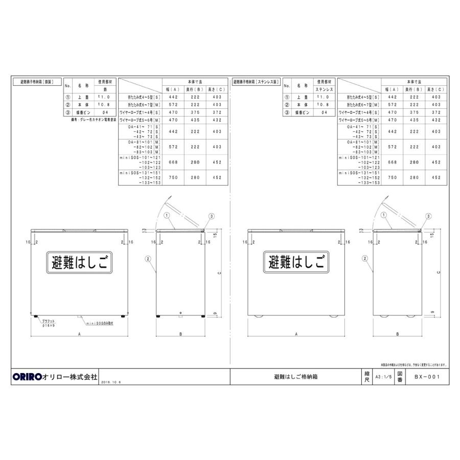 在庫一掃 オリロー5型 スチールboxセット 表示板付 金属製折りたたみ式避難はしご 全長約5m 避難器具 避難はしご 梯子 宅送 Zoetalentsolutions Com