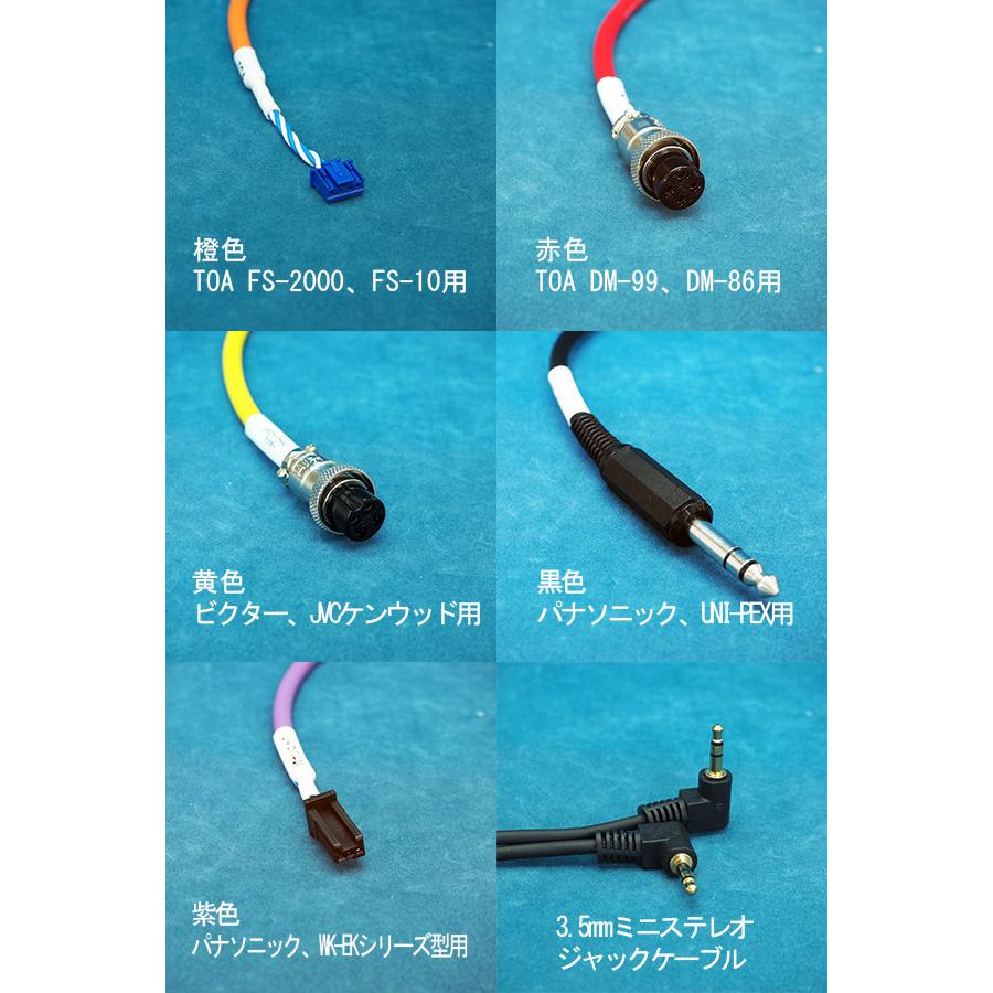 点検君5 非常放送点検用BGMアダプターケーブル5本セット