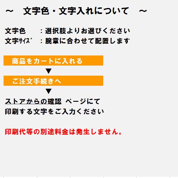 腕章　白色　１色印刷　ビニールレザー　サイズ：90×370mm　安全ピン付 【腕章/防災用品】｜minakami119｜02