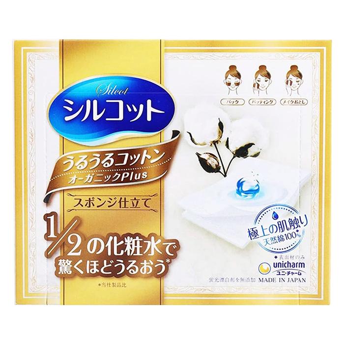 シルコット うるうるコットン 贅沢タッチPlus スポンジ仕立て 36枚入り