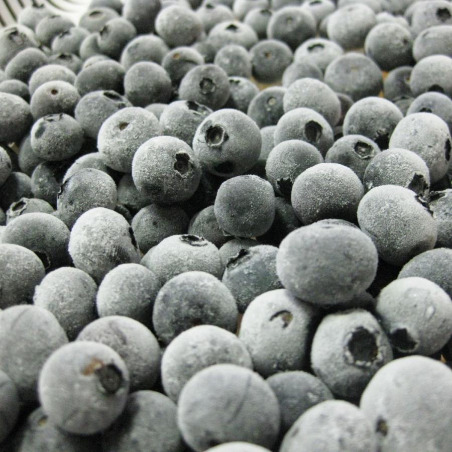 国産、無農薬の冷凍ブルーベリー1kg(500g×2) 農薬・除草剤不使用、洗い済み
