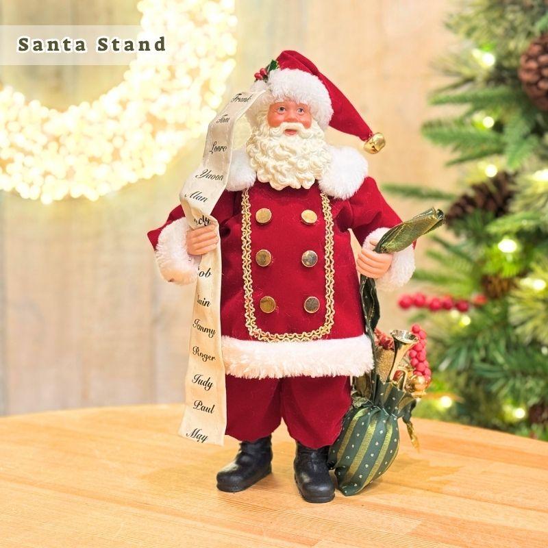 クリスマス　サンタクロース　置物 リアルな表情が魅力のサンタクロース 置物｜クリスマス インテリア