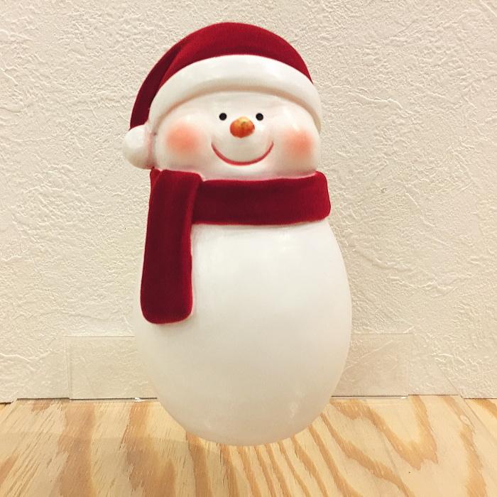 クリスマス置物 10cmサンタ スノーマンスタンド いずれかお選び