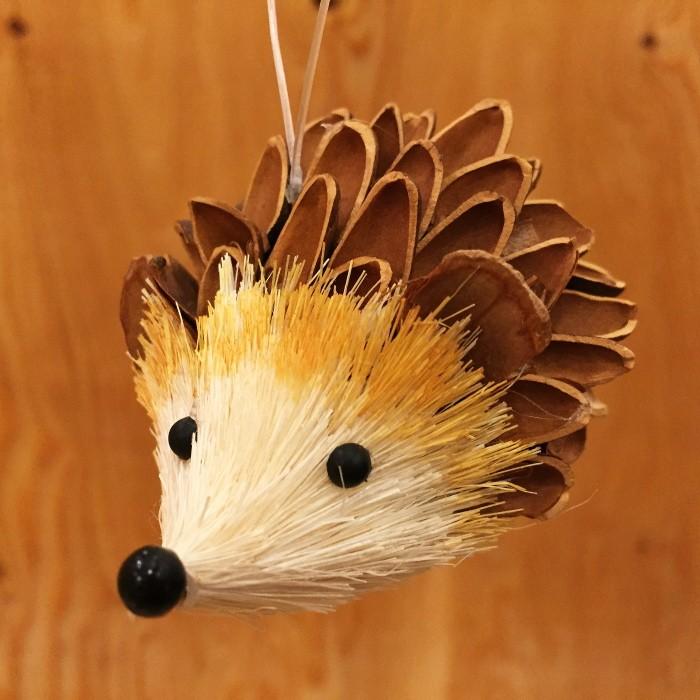 クリスマス置物 6cm ハリネズミオーナメント : Color and Seasons