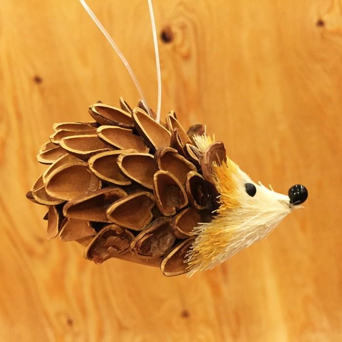 クリスマス置物 6cm ハリネズミオーナメント : Color and Seasons