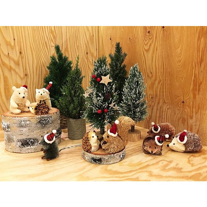 クリスマス置物 6cm ハリネズミオーナメント : Color and Seasons