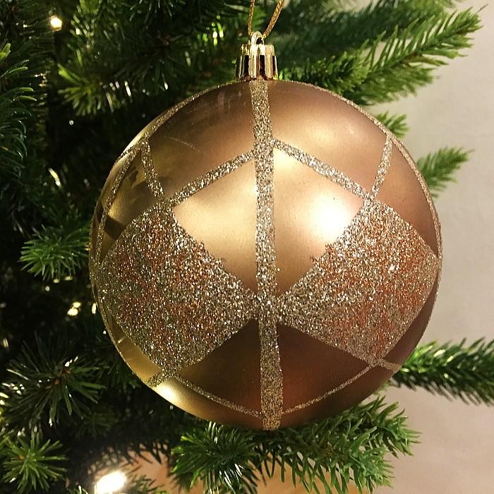 クリスマスボールオーナメント 100mmプラスチックボールセット