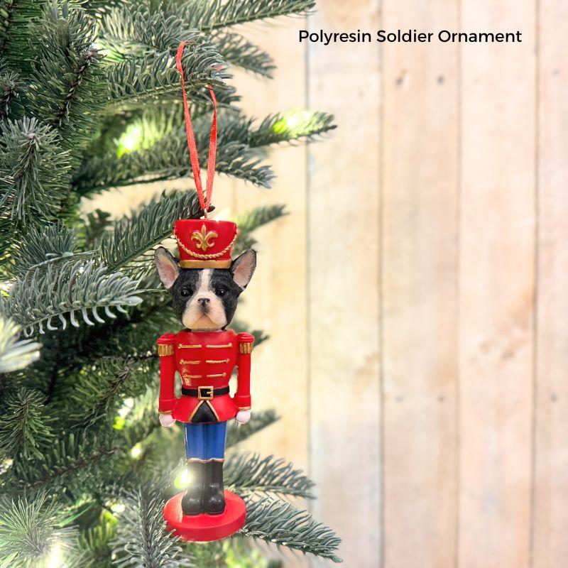 クリスマスオーナメント フレンチブルドッグ 兵隊風 デコレーション